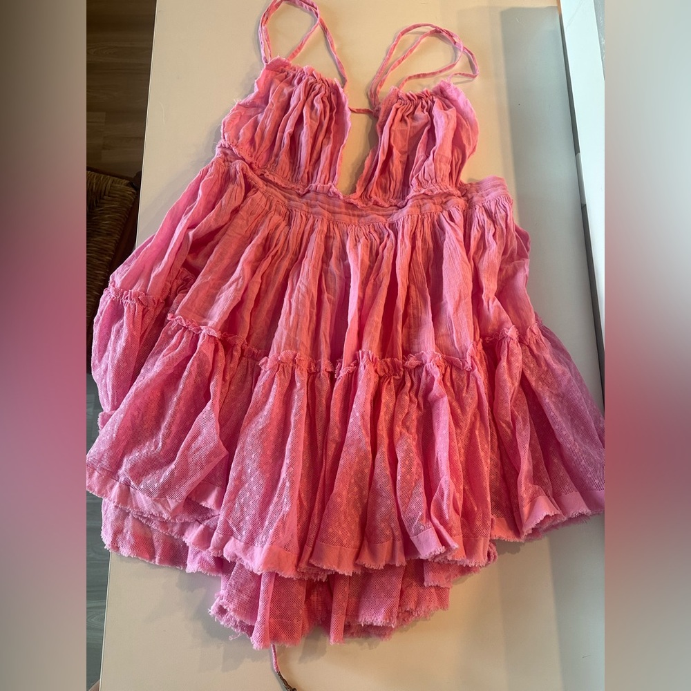 Free People backless dress